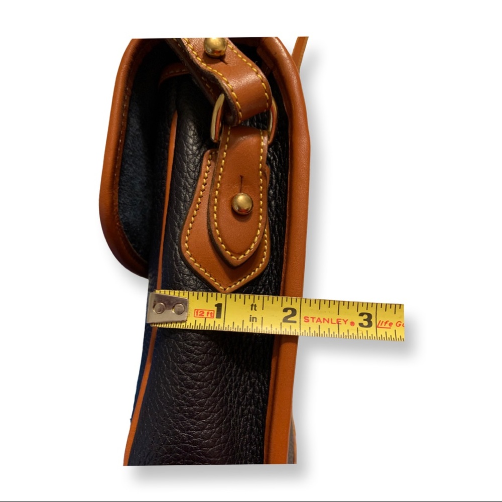 Dooney and Bourke Navy Leather Crossbody Purse - Picture 14 of 16